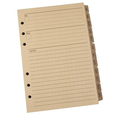 Rite in The Rain Weatherproof Weekly Calendar Set 5 x 7 Tan Sheets 65 Weeks No 9260W