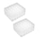 Chris.W ChrisW 2 Pack 30Slot Art Markers Pen Holder Desk Stand Organizer Storage Tray Marker Empty Storage PackClear