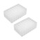 Chris.W ChrisW 2 Pack 40Slot Art Markers Pen Holder Desk Stand Organizer Storage Tray Marker Empty Storage PackClear