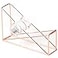 U Brands Desktop Tape Dispenser Wire Metal Rose Gold 858U0648