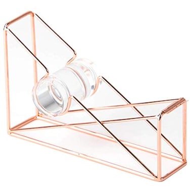 U Brands Desktop Tape Dispenser Wire Metal Rose Gold 858U0648