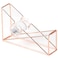 U Brands Desktop Tape Dispenser Wire Metal Rose Gold 858U0648