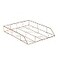 U Brands Desktop Letter Tray Rose Gold Wire Metal 855U0312