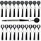 XILAOTOU 20 PCS Pencil Holder Ideal Grip for Markers Carpenter PencilsHeavy Duty Retractable Pull Pen with antilost pen cord