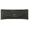Londo Genuine Leather Retro Pen and Pencil Case Metal Snap Fastener Pencil Pouch Stationery Bag