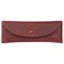 Londo Genuine Leather Retro Pen and Pencil Case Metal Snap Fastener Pencil Pouch Stationery Bag