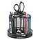Rolodex Desk Organizer Rotating Office Supply Caddy Mesh Black 65 x 65 x 625 Spinning Pencil Holder Teacher Essentials