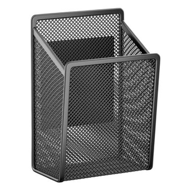 LUCYCAZ Magnetic Pen Holder Single Magnetic Pencil Locker Holder Organizer Strong Magnets Mesh Marker Holder Pen Basket for Whiteboard Refrigerator and Locker