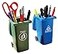 BigMouth Inc Desk Pen Holder Mini Trash Recycle Can Pencil Holder Set Novelty Pen Organizer Pack Of 2 Cute Holders