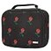 VASCHY Large Pencil Case Bag Art Supply Marker Organizer Big Pen Pouch with Detachable Layers Slots Multiple Zipper Pockets for Kids Adults School Office Black Rose