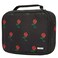 VASCHY Large Pencil Case Bag Art Supply Marker Organizer Big Pen Pouch with Detachable Layers Slots Multiple Zipper Pockets for Kids Adults School Office Black Rose