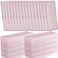 Fainne 24 Pcs Plastic Pencil Case Bulk Pencil Boxes Plastic Stationery Case Frosted Pen Box Pen Holder with Hinged Lid Snap Closure for OfficeSingle LayerPink709 x 236 x 098 Inch