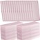 Fainne 24 Pcs Plastic Pencil Case Bulk Pencil Boxes Plastic Stationery Case Frosted Pen Box Pen Holder with Hinged Lid Snap Closure for OfficeSingle LayerPink709 x 236 x 098 Inch