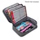 BTSKY High Capacity Zipper Pens Pencil Case MultiFunctional Stationery Pencil Pouch 72 Slots Colored Pencil Case Portable Pencil Bags With 2 Removable Sleeves Grey
