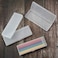 Chinco 4 Pieces Plastic Pencil Case Plastic Stationery Case with Hinged Lid and Snap Closure for Pencils Pens Drill Bits Office Supplies White