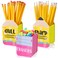 DoubleFill 3 Pcs Sharp and Dull Pencil Holder Eraser Buckets Wooden Shaped Dispenser for Back to School Teachers Classroom ManagementCute Circle