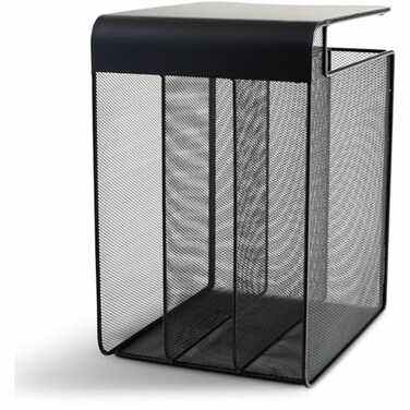 Safco Onyx Hanging Desktop Organizer with 3 Vertical Trays UnderDesk Storage