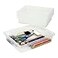 Storex Letter Size Flat Storage Tray Organizer Bin for Classroom Office and Home Clear 5Pack 62531A05C 10 x 13 x 3 Inches