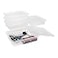 Storex Letter Size Deep Storage Tray Organizer Bin with NonSnap Lid for Classroom Office and Home Translucent 5Pack 62566A05C 10 x 13 x 3 Inches
