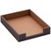 Thipoten Leather Letter Tray Elegant Desk Organizer for Office Supplies Mail Paper File Magazine Perfect Office Organization for DesktopBrown