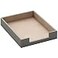 Thipoten Leather Letter Tray THIPOTEN Elegant Desk Organizer for Office Supplies Mail Paper File Magazine Perfect Office Organization for DesktopGrey