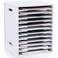 Juexica 12 Tier 85 x 11 Scrapbook Paper Organizer White Cardstock File Organizer with Adjustable Shelves Stackable Paper Trays Desktop Storage Rack Document Holder for Desk Home Office