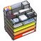 Docnest 5 Tier Mesh Desk Organizer for Paper Office Supplies MultiFunctional Letter Tray with 5 Adjustable Compartments 3 Pen Holders Desktop Storage for Files Mail Stationery Black
