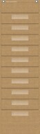 Teacher Created Resources Burlap 10 Pocket File Storage Pocket Chart 14 x 58 20840