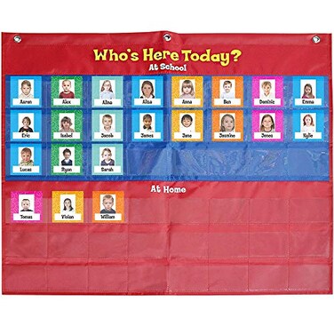 FOYU amzoya Attendance Pocket Chart with 72 Student CardsClassroom Behavior Tracker for Perschool to ElementaryPocket Chart for Classroom