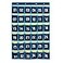 Loghot Classroom Accessories Closet Pocket Chart for Cell Phones Holder Wall Door Hanging Organizer 36 Pockets Blue