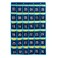 Loghot Classroom Accessories Closet Pocket Chart for Cell Phones Holder Wall Door Hanging Organizer 36 Pockets Blue