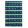 Loghot Classroom Accessories Closet Pocket Chart for Cell Phones Holder Wall Door Hanging Organizer 36 Pockets Blue