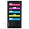 Godery Heavy Duty Storage Pocket Chart for Classroom and OfficeClear Storage Pocket Chart for Files Folder 5 POCKETS