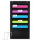 Godery Heavy Duty Storage Pocket Chart for Classroom and OfficeClear Storage Pocket Chart for Files Folder 5 POCKETS