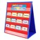 EAMAY Reading Specialist Multipurpose Table Top Pocket Chart 12W13L Blue