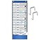AKAYOK 131 Pocket Daily Schedule Pocket Chart UltraDurable Visual Schedule for Kids Pocket Chart for Classroom Office Home Reusable Daily Schedule for Kids Reversible Chart for Sentence Strips
