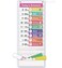 Eamay Daily Schedule Pocket Charts Teaching Scheduling Pocket Chart Hoom Eamay Daily Scheduling Pocket Chart Pocket Chart with 131 Pockets 18pcs Dry Erase Cards and 2 Hooks White