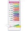 Eamay Daily Schedule Pocket Charts Teaching Scheduling Pocket Chart Hoom Eamay Daily Scheduling Pocket Chart Pocket Chart with 131 Pockets 18pcs Dry Erase Cards and 2 Hooks White