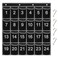 Eamay 24 Numbered Classroom Pocket Charts for Cell Phones and Calculators Holder Wall Door Mount Hanging Organizer
