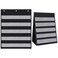 Eaasty 2 Pieces Table Top Pocket Chart Stand for Classroom Double Sided Table Top Pocket Chart Wall Words Classroom Pocket Chart for Daily Schedule Class Teacher Student Classroom Office HomeBlack
