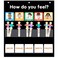 Eamay Emotions and Feelings Pocket Chart for Kids with 31 CardsSocial Emotional Learning Pocket Chart for Classroom and HomeSchoolBlack Black
