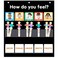 Eamay Emotions and Feelings Pocket Chart for Kids with 31 CardsSocial Emotional Learning Pocket Chart for Classroom and HomeSchoolBlack Black