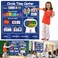 KIKIGOAL Circle Time Center Classroom Pocket Chart Educational Pocket Chart Teaching Materials Learning Calendar Weather Counting Letter Color Shape etc