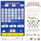 Godery Calendar and Weather Pocket Chart Classroom Organized Chart 149 Pieces