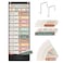 Godery Boho Theme Daily Schedule Pocket Chart Set Decorate Your Classroom or Home for preKindergarten to Grade 6 Black