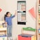 Godery Boho Theme Daily Schedule Pocket Chart Set Decorate Your Classroom or Home for preKindergarten to Grade 6 Black