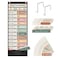 Godery Boho Theme Daily Schedule Pocket Chart Set Decorate Your Classroom or Home for preKindergarten to Grade 6 Black