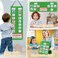 ALSLEA Visual Schedule for Kids with Autism Chore Chart for Kids Daily Routine Chart Autism Learning Materials Toddler Planning Board Visual Schedule for Classroom Home with 124 Cards Green