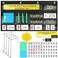 Resurhang Back to School Counting the Days with Base Ten Pocket Chart Place Value Counting Caddie Pocket Chart for Classroom Bulletin Board School or Home Decor 4 HooksBlackClassic Style