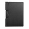 Kemaily File Cover Folder Clipboard Profile Clip File Folder 360 Degree Flip Writing Pad PP File Clipboard for A4 and Letter Size Business Office School Papers Vertical Black